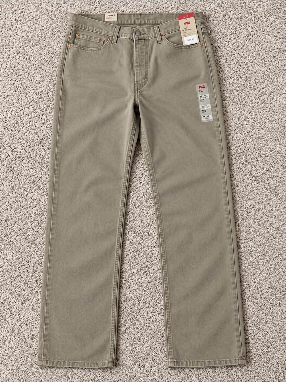 Levi's Men's Straight Jeans in cream